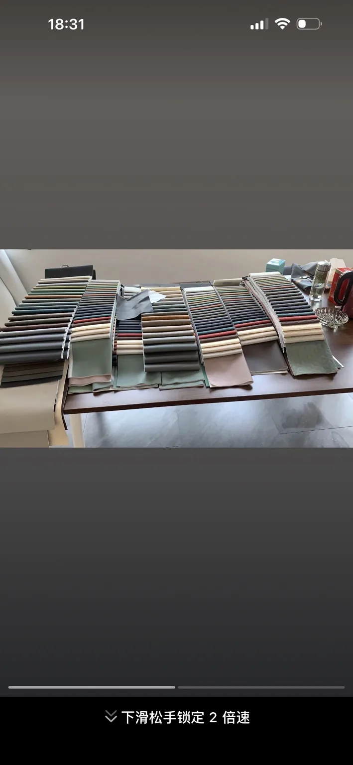 PVC leather sample books